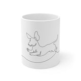 Dachshund Dog Mug | Keepsake Mug | Novelty Mug | Ceramic Mug 11oz