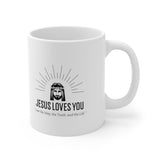 A Mug of Faith: Jesus Loves You | Ceramic Mug 11oz