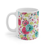 Floral Mug | Decorative Mug | Mix and Match Mug | Novelty Mug | Ceramic Mug 11oz