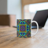 Pattern Mug: Psychedelic | Boho Mug | Bohemian Mug | Decorative Mug | Mix and Match Mug | Novelty Mug | Ceramic Mug 11oz
