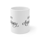 Happy Anniversary Mug 4 | Keepsake Mug | Novelty Mug | Ceramic Mug 11oz