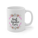 A Mug for Her: Best Auntie Ever | Mother's Day Mug | Birthday Mug | Keepsake Mug | Novelty Mug | Ceramic Mug 11oz