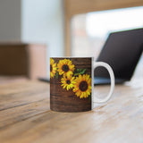 Floral Mug | Decorative Mug | Mix and Match Mug | Novelty Mug | Ceramic Mug 11oz