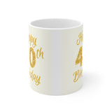 40th Birthday Present Mug 2 | 40th Birthday Gift Mug