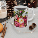 Floral Mug | Decorative Mug | Mix and Match Mug | Novelty Mug | Ceramic Mug 11oz