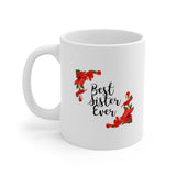 A Mug for Her: Best Sister Ever | Mother's Day Mug | Birthday Mug | Keepsake Mug | Novelty Mug | Ceramic Mug 11oz