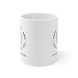 A Mug of Faith: Faith Hope and Love | Ceramic Mug 11oz