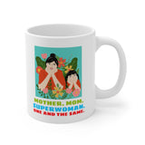 A Mug for Her: Mother. Mom. Superwoman. One and the same. | Mother's Day Mug | Birthday Mug | Keepsake Mug | Novelty Mug | Ceramic Mug 11oz