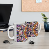 Pattern Mug: Psychedelic | Boho Mug | Bohemian Mug | Decorative Mug | Mix and Match Mug | Novelty Mug | Ceramic Mug 11oz