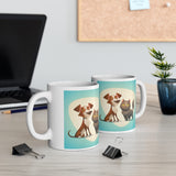 Cat and Dog Mug | Keepsake Mug | Novelty Mug | Ceramic Mug 11oz