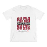 Custom Organic Staple T-shirt (Add Your Own Text or Design)