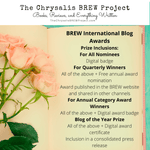 BREW International Blog Awards Nomination