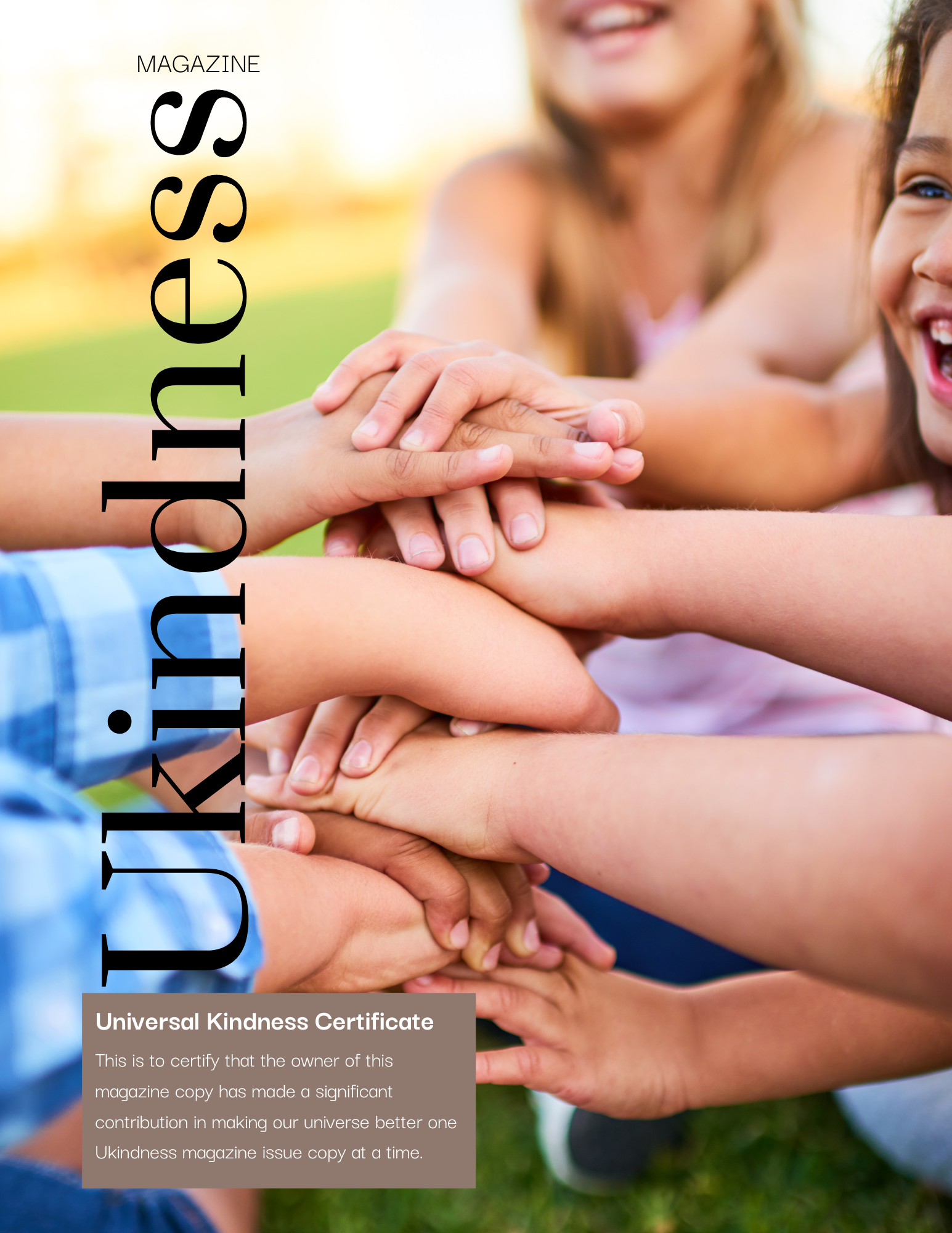 Ukindness Magazine 1 digital (available for access on or after 31 January 2025)