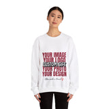 Custom Unisex Heavy Blend™ Ethical Cotton Crewneck Sweatshirt (Add Your Own Text or Design)