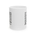 Bookish Mug: If books and coffee are narcotics, then I am an incurable addict. | Ceramic Mug 11oz