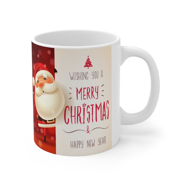 HOT COCOA MUG, Christian Mug, Dishwasher Safe Cups, Cool Coffee Mugs, 11 Oz  Christmas Vibes C Handled Printed Mug for Gift 