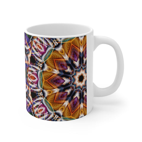 Pattern Mug: Psychedelic | Boho Mug | Bohemian Mug | Decorative Mug | Mix and Match Mug | Novelty Mug | Ceramic Mug 11oz