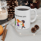 A Mug of Faith: Jesus Loves You | Ceramic Mug 11oz