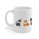 Christmas Cats Mug | Keepsake Mug | Novelty Mug | Ceramic Mug 11oz