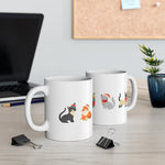 Christmas Cats Mug | Keepsake Mug | Novelty Mug | Ceramic Mug 11oz