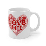 A Mug of Faith: Love God Life | Ceramic Mug 11oz