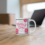 A Mug for Her: Happy Mother's Day | Mother's Day Mug | Keepsake Mug | Novelty Mug | Ceramic Mug 11oz
