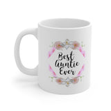 A Mug for Her: Best Auntie Ever | Mother's Day Mug | Birthday Mug | Keepsake Mug | Novelty Mug | Ceramic Mug 11oz