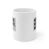 Bookish Mug: No Books, No Coffee, No Life | Ceramic Mug 11oz