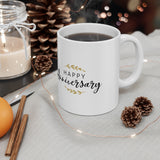 Happy Anniversary Mug 1 | Keepsake Mug | Novelty Mug | Ceramic Mug 11oz