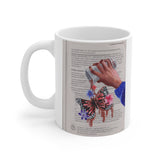 Art for the Homeless by MxA Canvas Mug: Cafe | Novelty Mug | Keepsake Mug | Mug for a Cause | Ceramic Mug 11oz