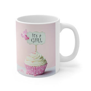 It's a Girl Mug | Keepsake Mug | Novelty Mug | Ceramic Mug 11oz