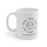 A Mug of Faith: Faith Hope and Love | Ceramic Mug 11oz